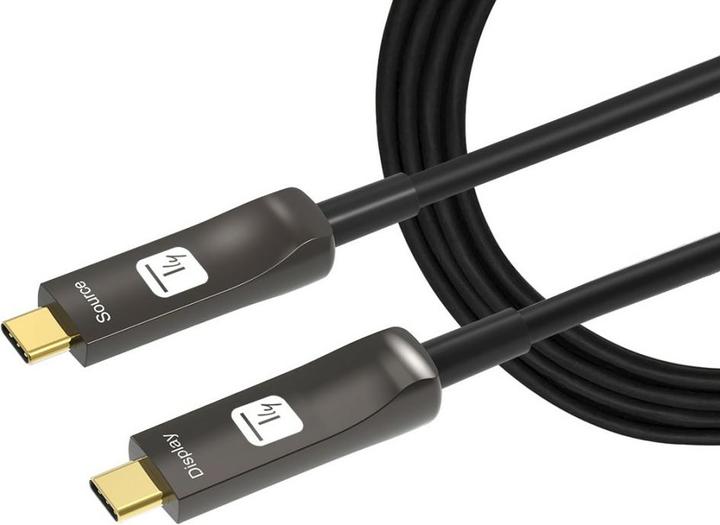 Image du produit Techly Câble USB-C AOC Fiber M/M 30m (30 m, USB 3.0)