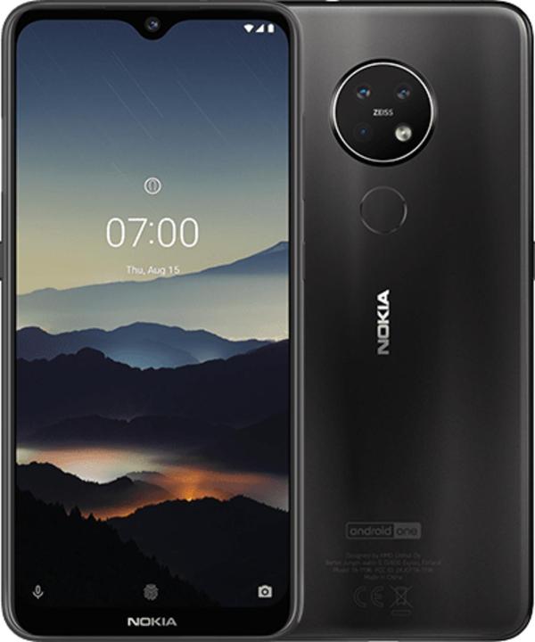 Produktbild Nokia 7.2 (128 GB, Charcoal, 6.30", Dual SIM + SD, 48 Mpx, 4G)