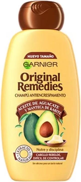 Actual product image Garnier Original Remedies Avocado And Shea Shampoo 300ml (300 ml, Liquid shampoo)