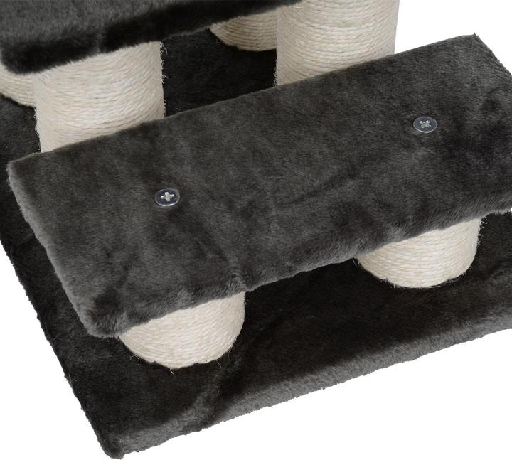 Actual product image PawHut Cat stairs with 3 steps (34 cm, Grey)