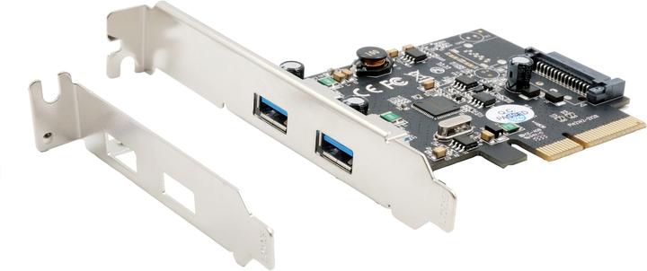 Actual product image Exsys PCIe EX-12001-2, 2 Port USB 3.1 Gen2
