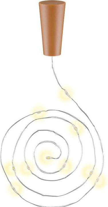Actual product image Goobay 3x 10 LED bottle light chain, incl. timer (0.95 m)