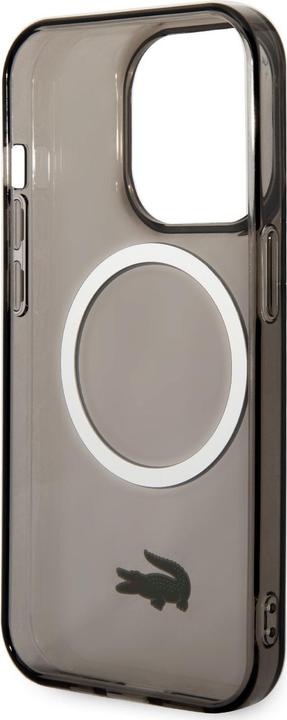 Actual product image Lacoste LCHMP14XULOK iPhone 14 Pro Max 6.7" czarny/black hardcase Transparent MagSafe (Apple iPhone 14 Pro Max)