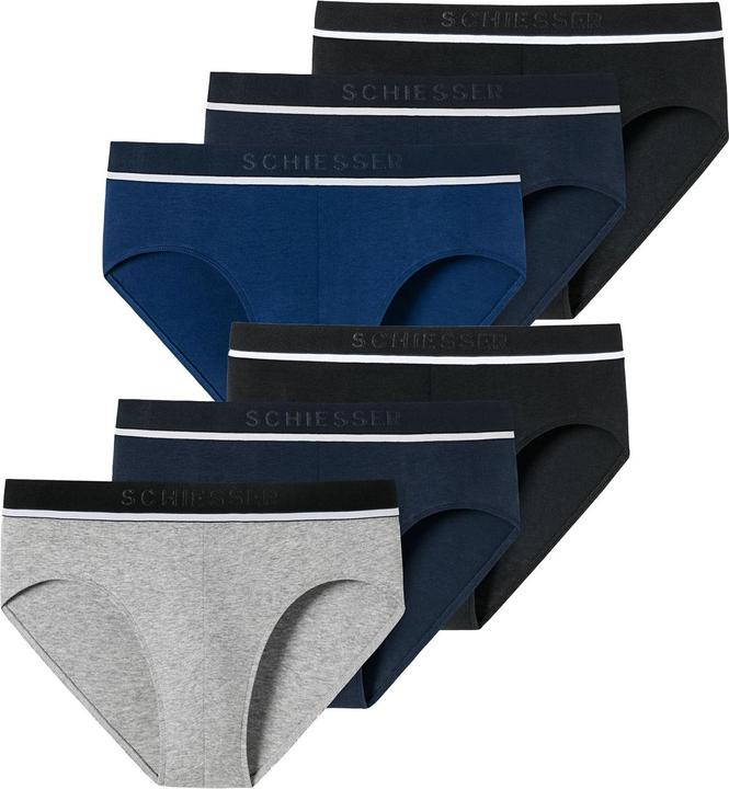 Schiesser Slip 95/5 Organic Cotton (M, 6er Pack)