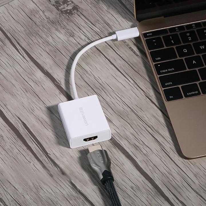 Immagine prodotto Ugreen adattatore USB Tipo C (maschio) - HDMI (femmina) bianco (40273) (HDMI, USB-C, 2.60 cm)
