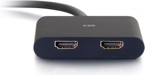 Produktbild C2G Mini-DisplayPort(TM) 1.2 auf Dual-HDMI(R) MST Hub