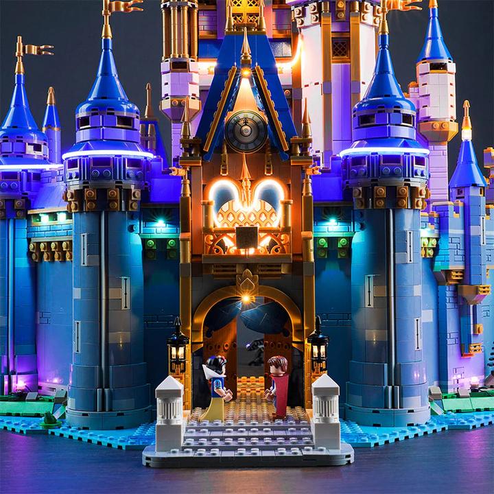 Lego Disney Castle Light New LED Light Disney Castle Tower