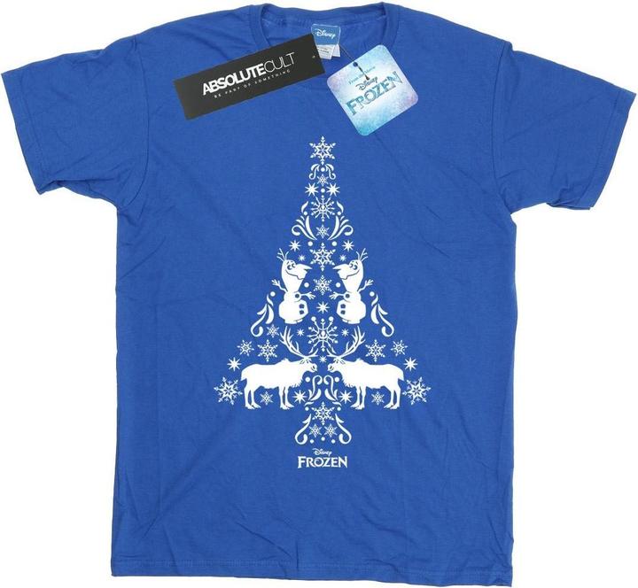Immagine prodotto Disney Frozen Christmas Tree Maglietta Ampia Donna (L)