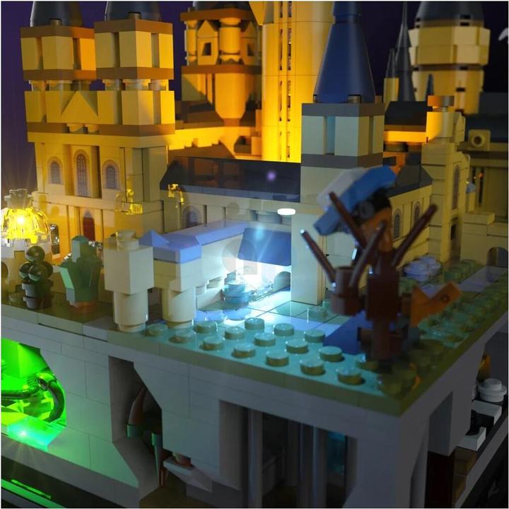 Image du produit Light my bricks LMB 2.0 Jeu de lumières LED pour LEGO 76419 Harry Potter Château de Poudlard avec terrain du château