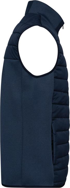 Kariban Ärmellose Daunenjacke aus zwei Materialien