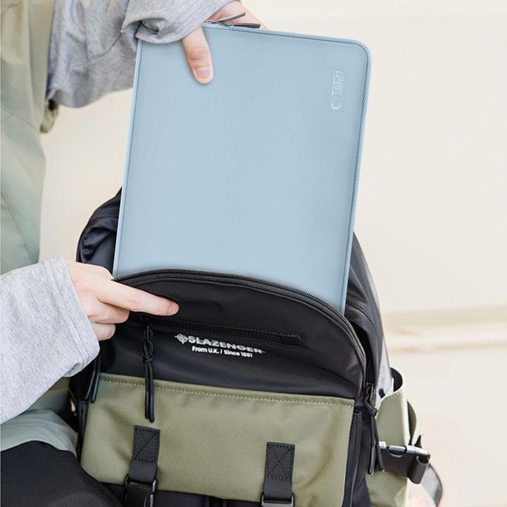 Produktbild Tech-Protect Neoslim Laptop Sleeve 13-14" with accessory pouch - Blue (14")