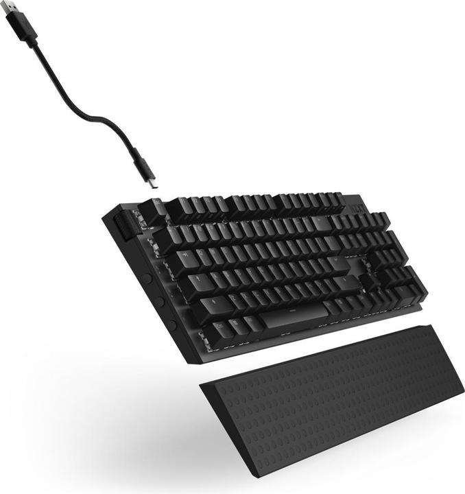 Actual product image NZXT Keyb. Function2 Full Size Black KB-001NB-EN (DE, Cable)