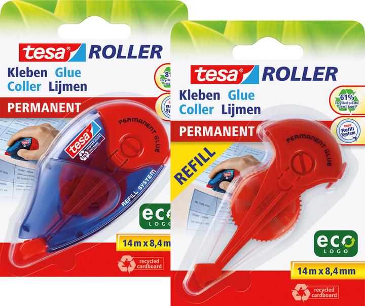 Image du produit tesa Roller de colle permanent, rechargeable