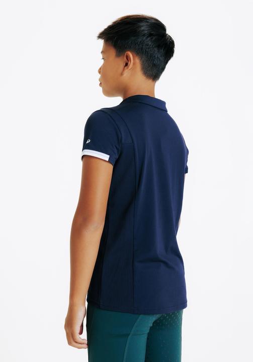 Actual product image Fouganza Reit-Poloshirt Club kurzarm marineblau (6, 7, 8)