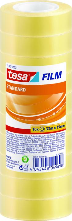 Actual product image tesa 10x tesafilm STANDARD (15 mm)
