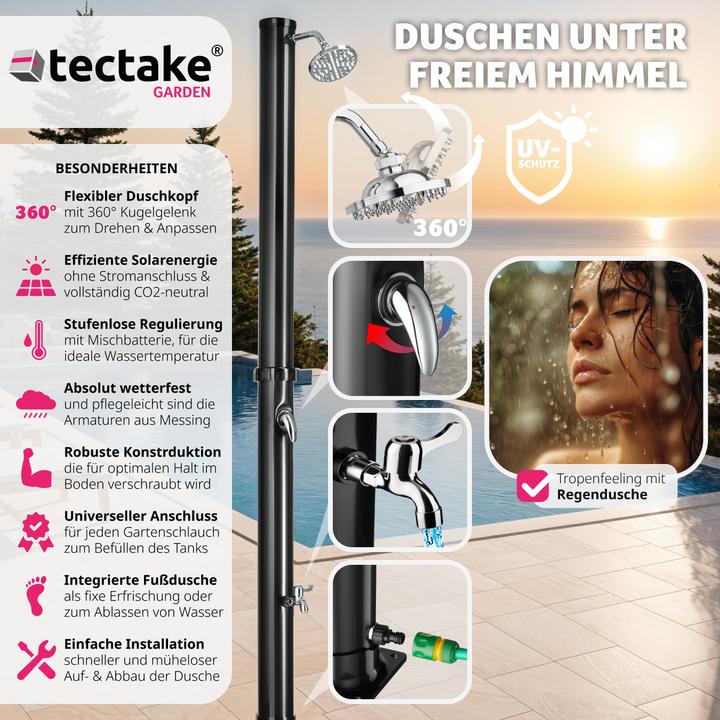 Image du produit tectake Douche solaire Tinto 20 l