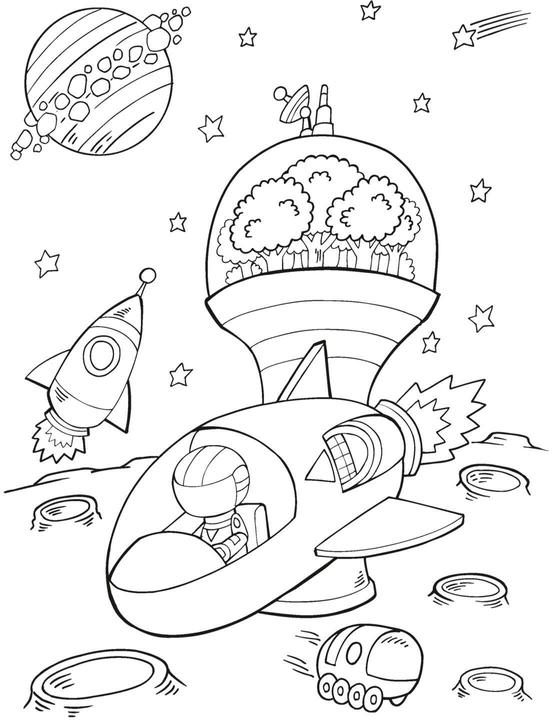 Actual product image NASA: My colouring book