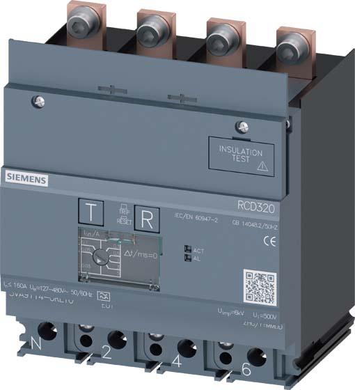 Produktbild Siemens 3VA9114-0RL10 Differenzstrom-Schutzgerät 1 St. (3VA91140RL10)