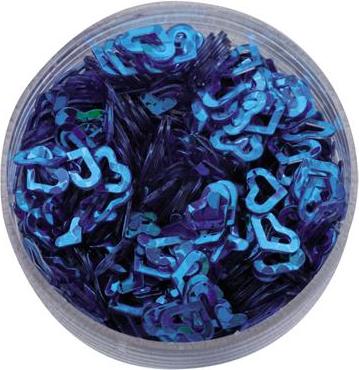 Actual product image You Nails Nail Art Heart/Hole (Nail decoration, Blue)