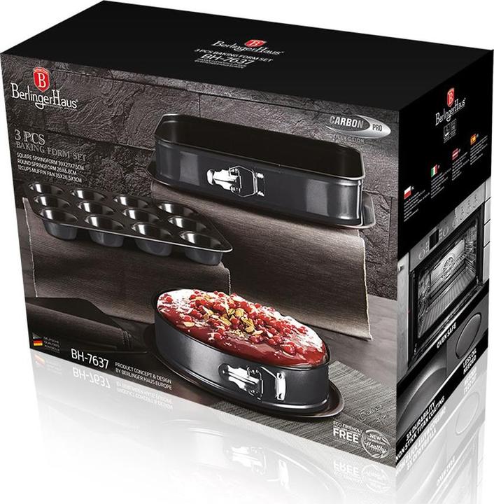 Actual product image BerlingerHaus 3-piece springform set with muffin tin Metallic Edition (26 cm)