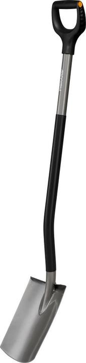 Actual product image Fiskars Ergonomic Rounded Spade Grey