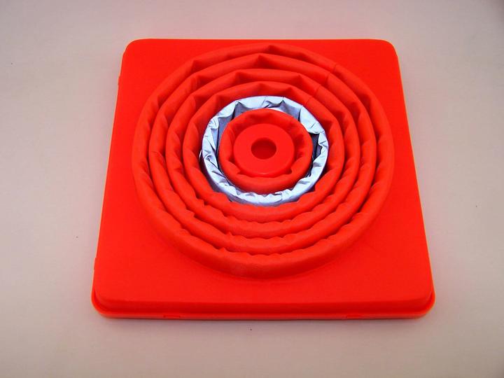Actual product image Mottez Traffic cone foldable 42 cm