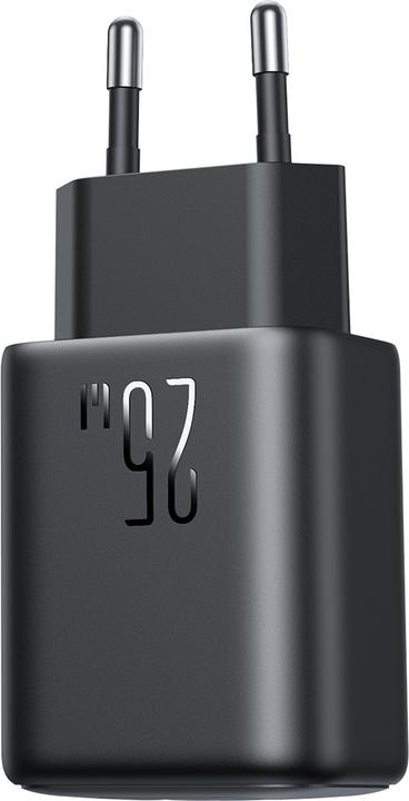 Actual product image Joyroom 25W Single USB-C Charger with 60W C to C Cable, 1m - Black (25 W)