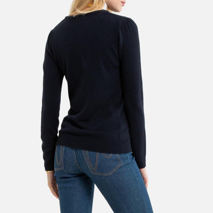 Actual product image Anne Weyburn Jumper with round neckline (W32/L34)