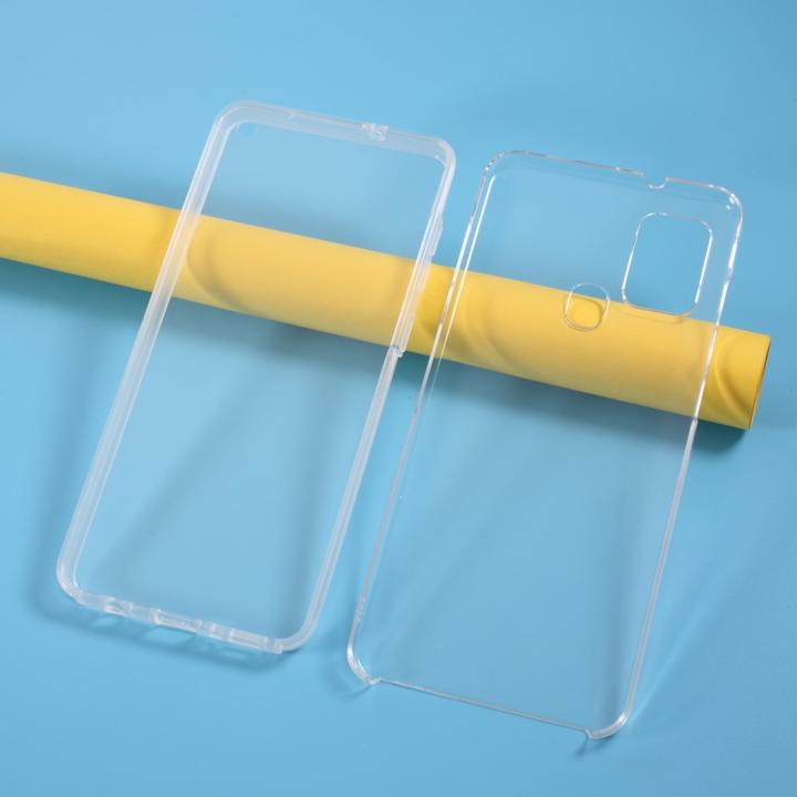 Immagine prodotto Cover-Discount Galaxy A21s - guscio duro con pellicola PET e bordo in gomma trasparente (Samsung Galaxy A21s)