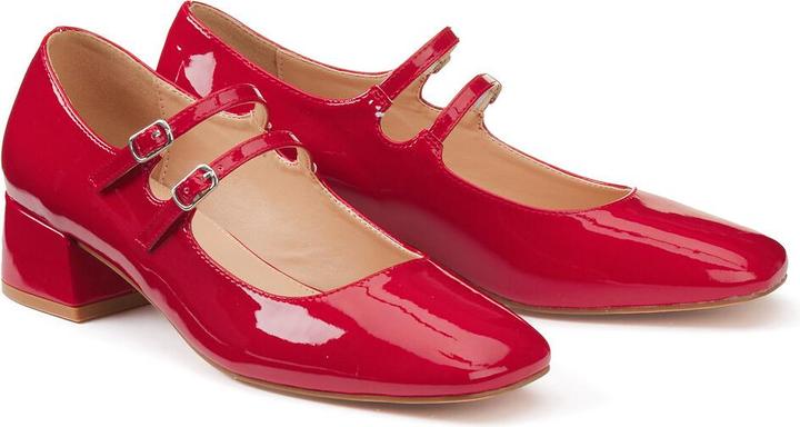 Actual product image La Redoute Collections Strappy ballerinas with a small heel (36)