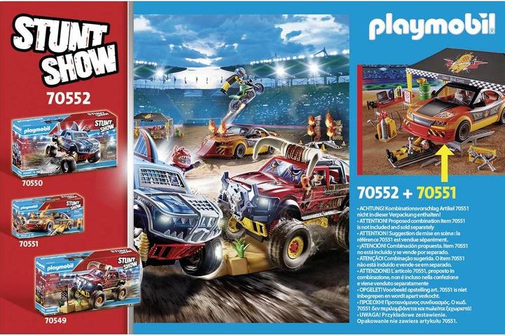 Actual product image Playmobil Stunt show workshop tent (70552, Playmobil stunt show)