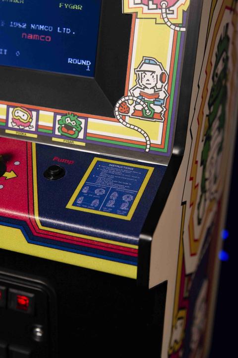 Actual product image Numskull Quarter Scale Arcade Cabinet - Dig Dug