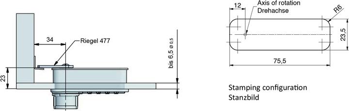Actual product image Lehmann Combination lock Dial Lock 58 Freecode