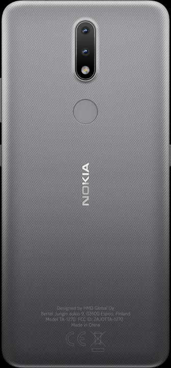Actual product image Nokia 2.4 (32 GB, Grey, 6.50", Hybrid Dual SIM, 13 Mpx, 4G)