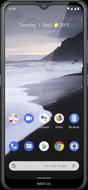 Actual product image Nokia 2.4 (32 GB, Grey, 6.50", Hybrid Dual SIM, 13 Mpx, 4G)