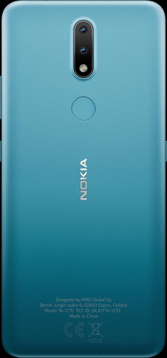 Actual product image Nokia 2.4 (32 GB, Blue, 6.50", Hybrid Dual SIM, 13 Mpx, 4G)