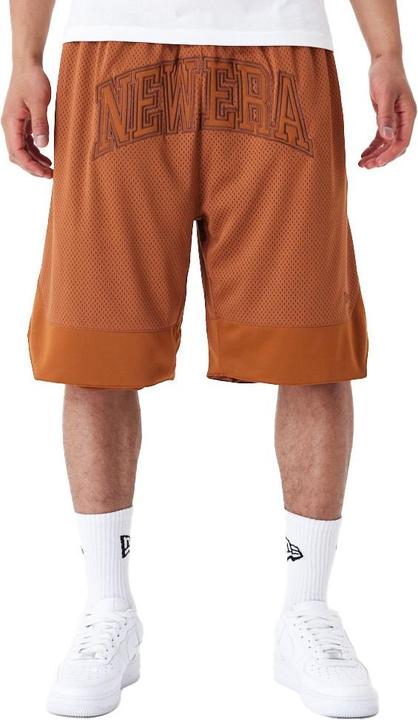 Produktbild New Era Overized Mesh Basketball Shorts earth brown - S (S)