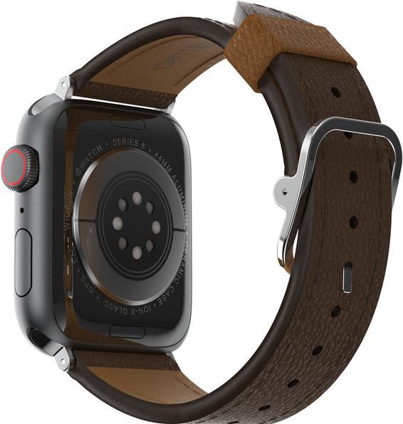 Produktbild OtterBox Symmetry Cactus Leather Watch Band für Apple Watch 9/8/7 45mm (42 mm, 45 mm, 44 mm, Veganes Leder, Watch Series 3 42mm, Apple Watch Series 10)