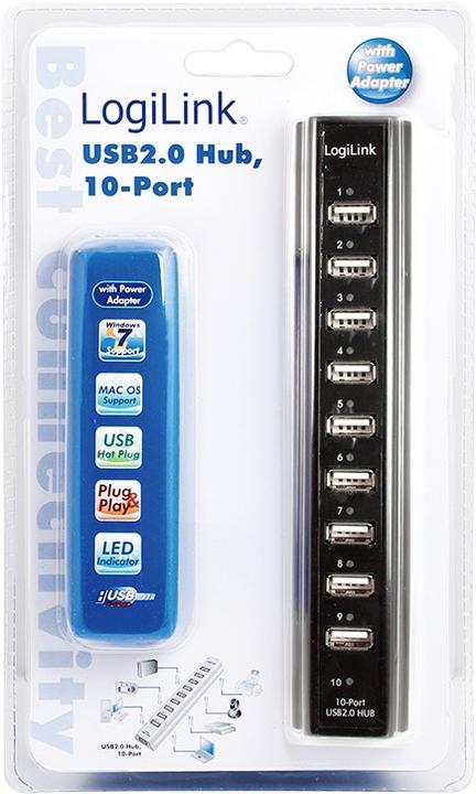 Produktbild LogiLink UA0096 (USB-A, 10 Ports)