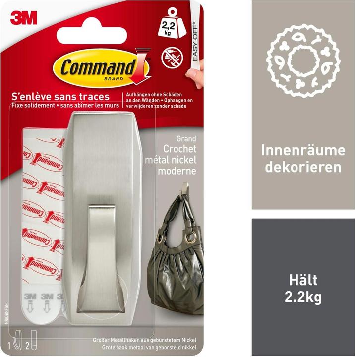 Actual product image Command Metal hook L