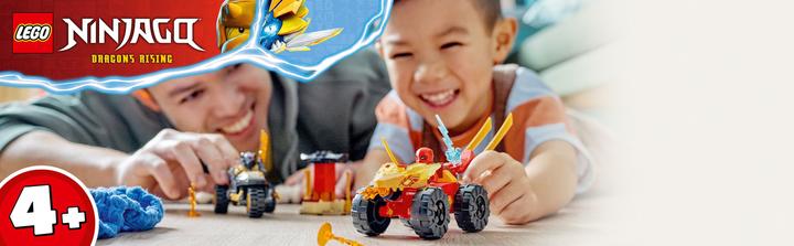 Produktbild LEGO Verfolgungsjagd mit Kais Flitzer und Ras' Motorrad (71789, LEGO Ninjago)