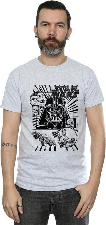 Image du produit Star Wars - T-shirt DARTH VADER MONTAGE - Homme (XXL)