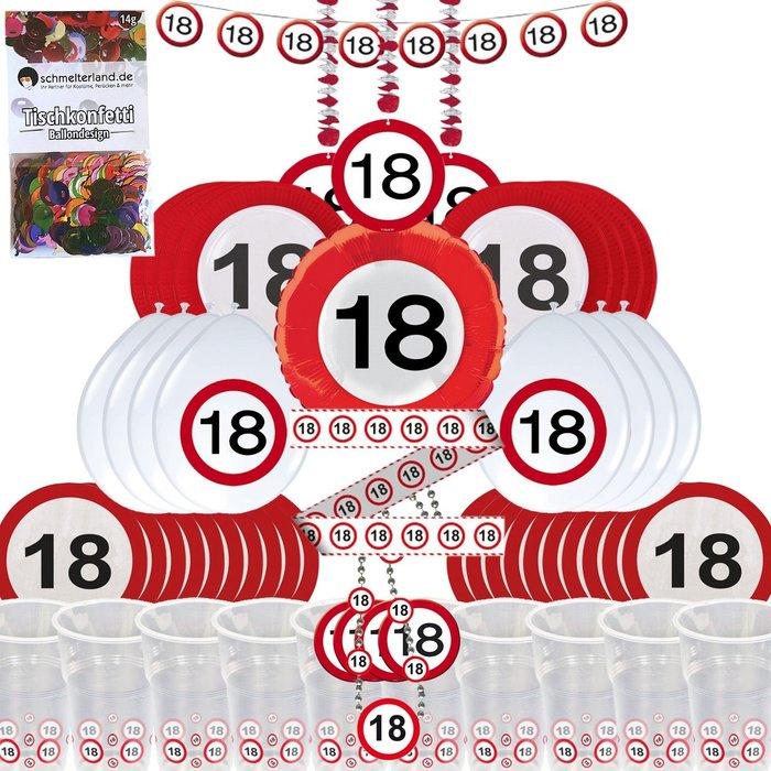 Actual product image Unf Ug Traffic sign: 18th birthday box for 8 guests