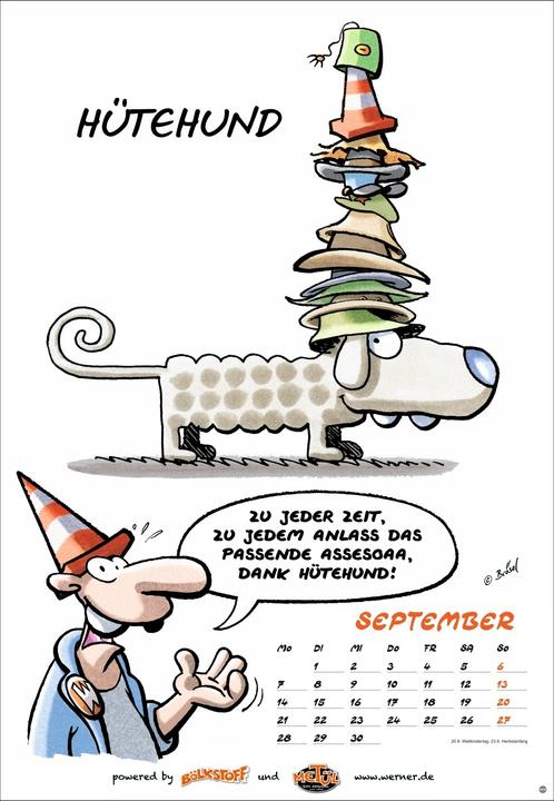 Actual product image Werner Kalender 2026 (Hardcover, German)