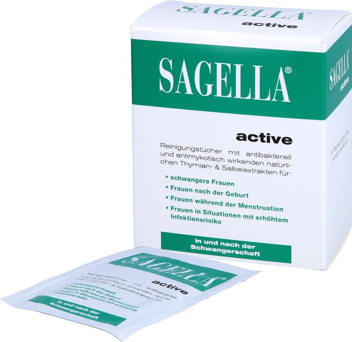 Produktbild Sagella active, 10 St TUE (Intimtücher)