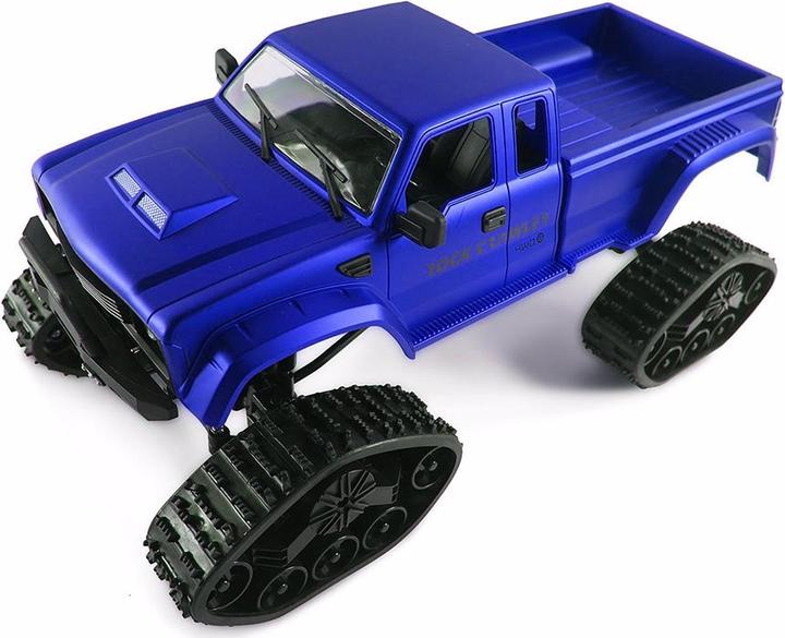 Actual product image Amewi RC AMX Pickup Truck FPV RTR blue with wheels & chains 4WD (RTR Ready-to-Run)