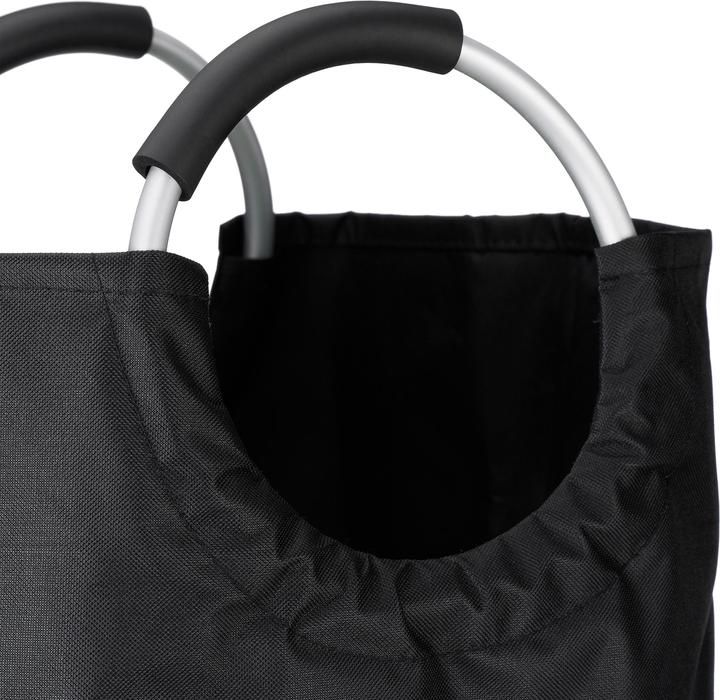 Actual product image Relaxdays Folding Laundry Hamper with Handles (100 l)
