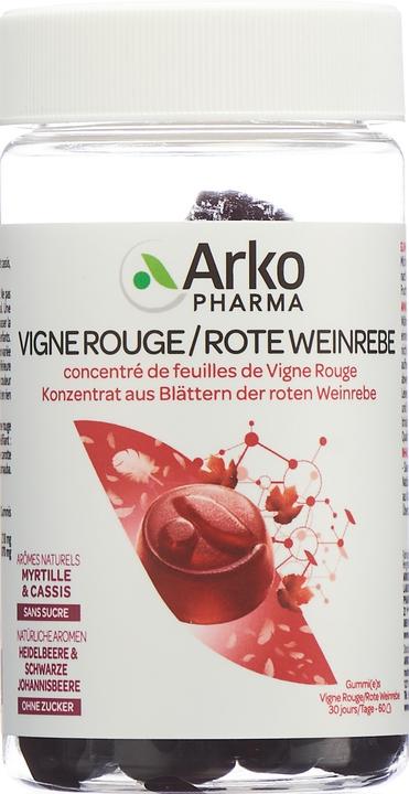 Actual product image Arkopharma Arkogummies Rote Weinrebe (60 Piece, Gummies, 198 g)