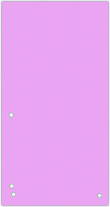 Actual product image Donau dividers, cardboard, 1/3 a4, 235x105mm, 100pcs, light pink