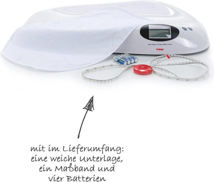 Immagine prodotto Reer Bilancia pesa bambini con musica (30 kg)